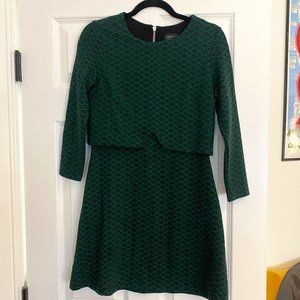 Topshop long-sleeve short dress